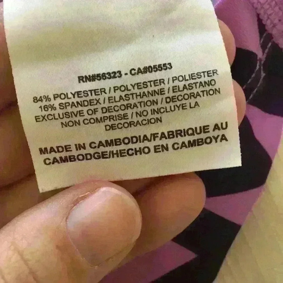 Nike PRO Kapow Print Womens Ladies Purple DRI FIT Top - Picture 4 of 4